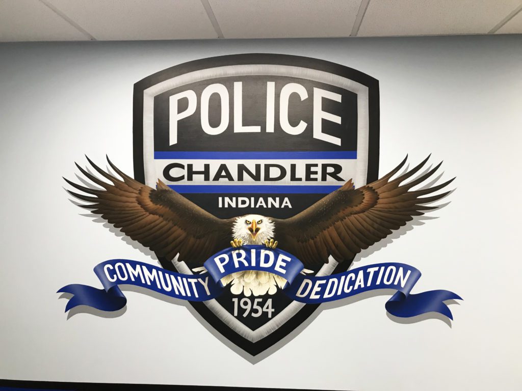 Chandler Police Department & Town Hall Orange Moon Art Studio